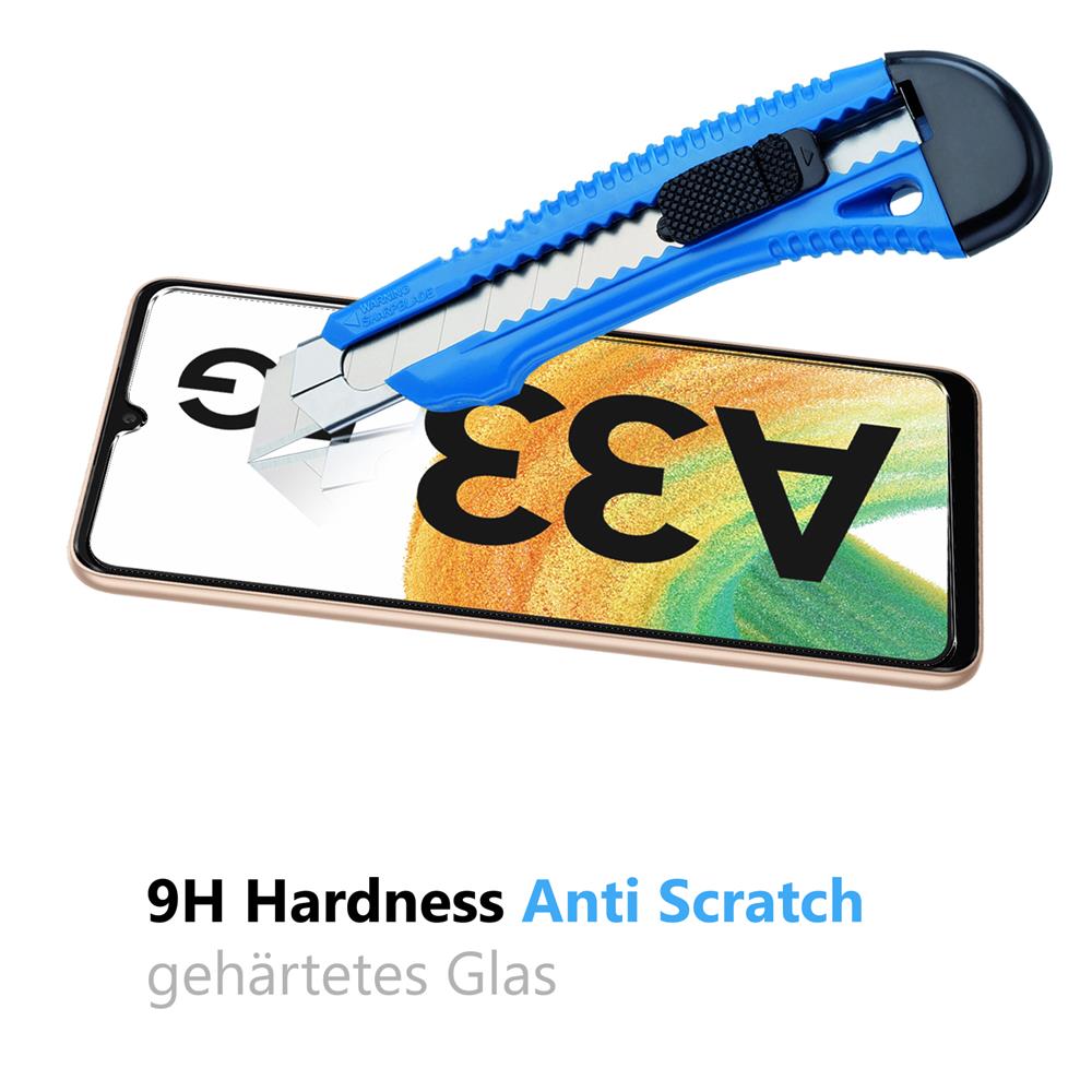 4in1 Glas Set für Samsung Galaxy A33 5G
