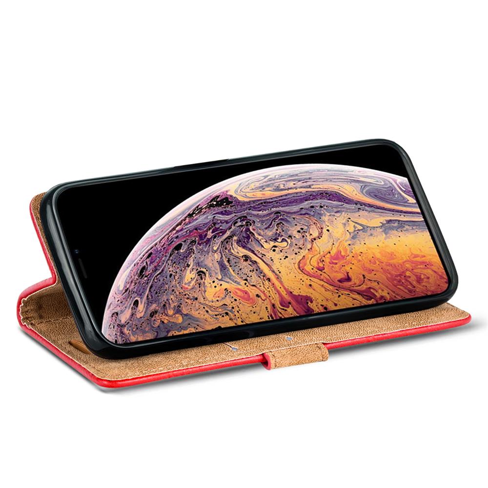Retro Wallet für Apple iPhone 11 Pro Max in Rot