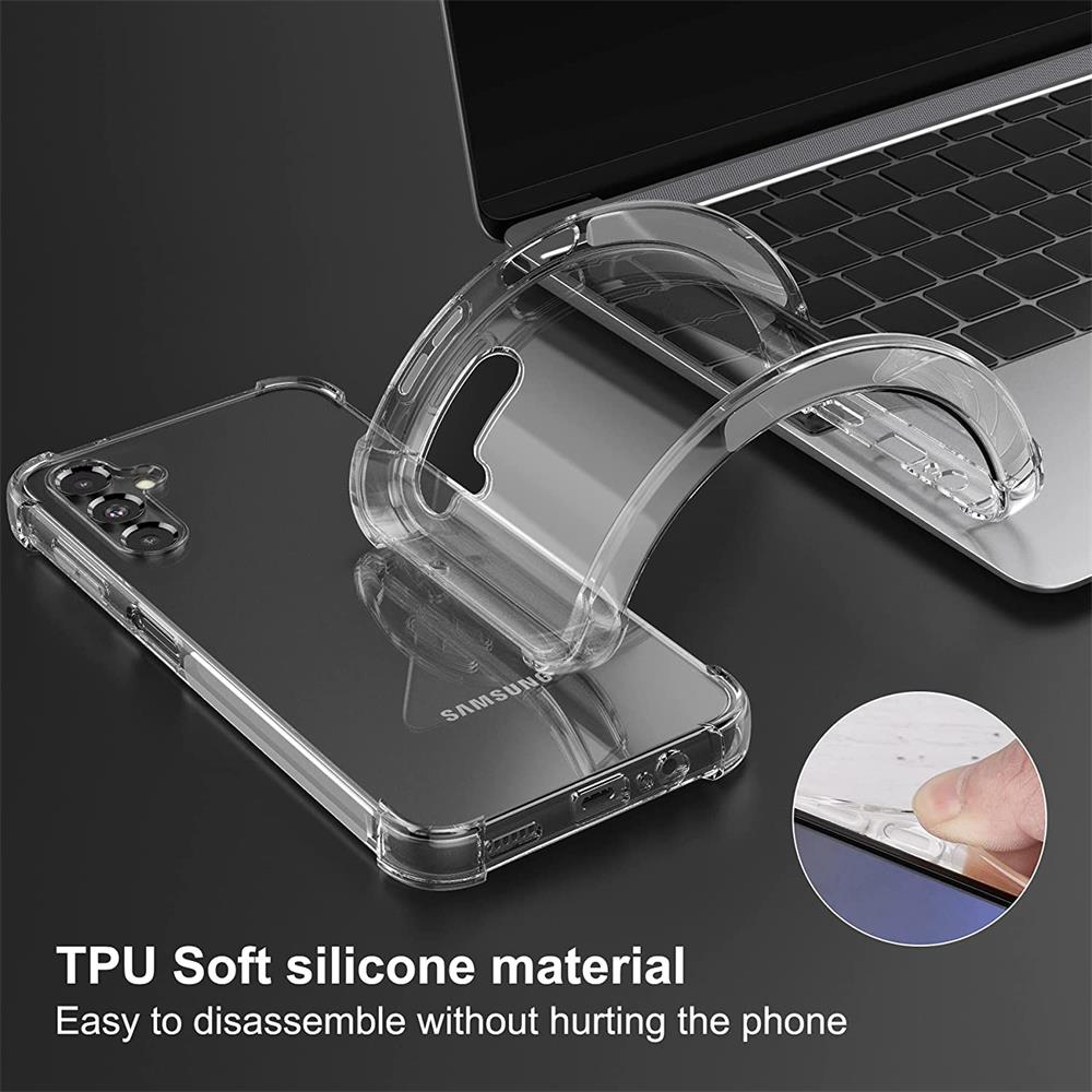 Rugged TPU für Samsung Galaxy A14 4G/5G in Transparent