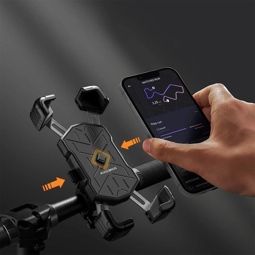 Halterung Universal Lenker - Rockbros - 4 Ecken
