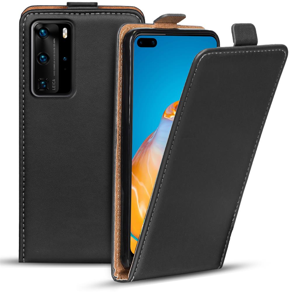 Basic Flip für Huawei P40 Pro in Schwarz