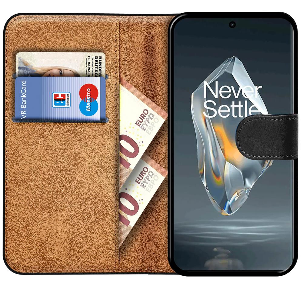 Basic Wallet für OnePlus 12R in Schwarz