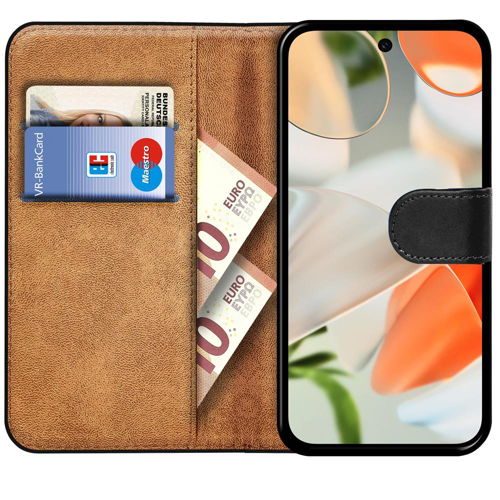 Basic Wallet für Google Pixel 9 in Schwarz