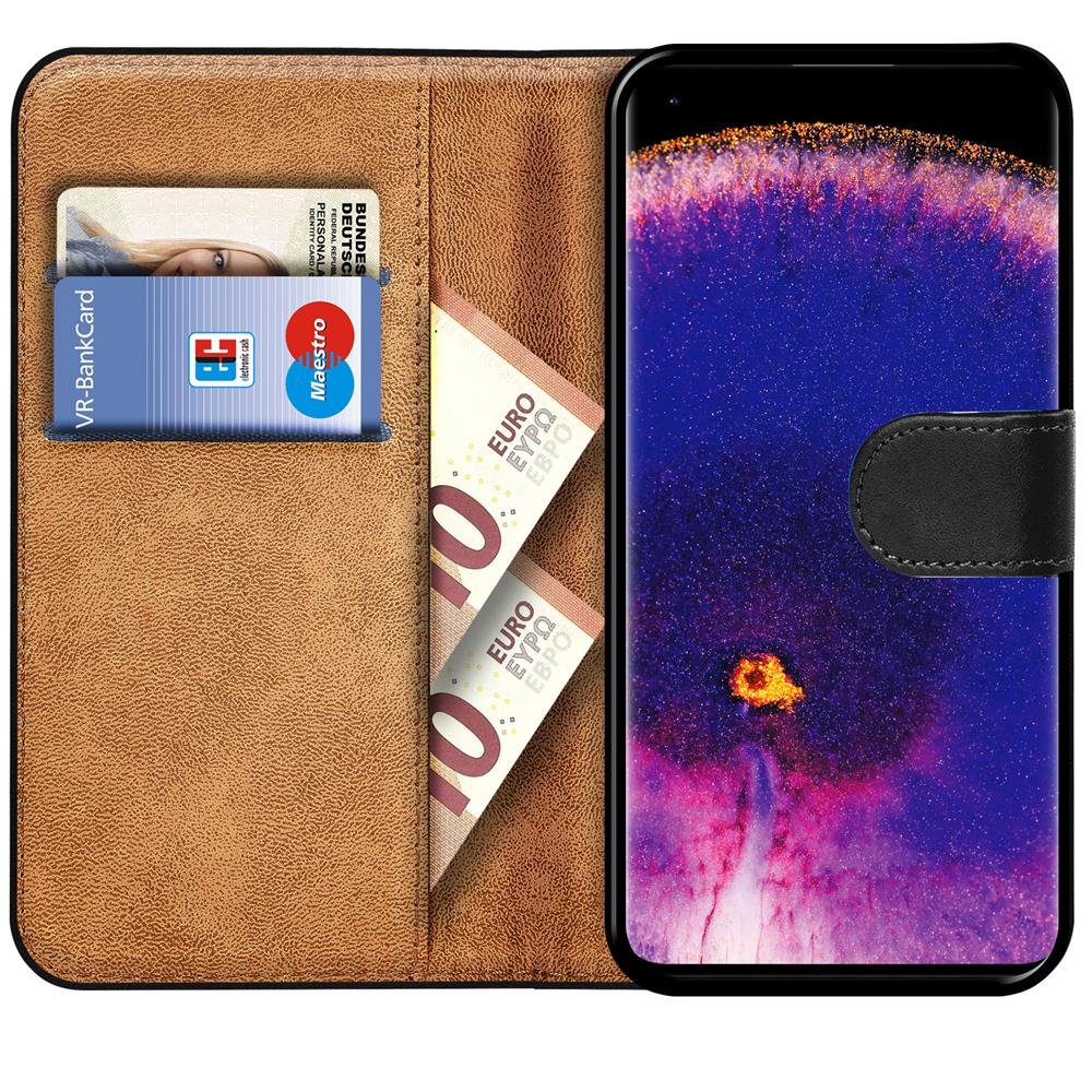 Basic Wallet für OPPO Find X5 Pro in Schwarz