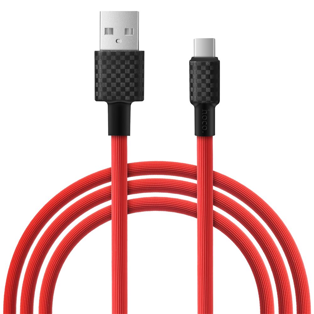 Hoco USB Kabel - X29 Typ C - 1M in Rot