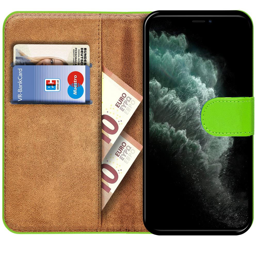 Basic Wallet für Apple iPhone 11 Pro Max in Grün