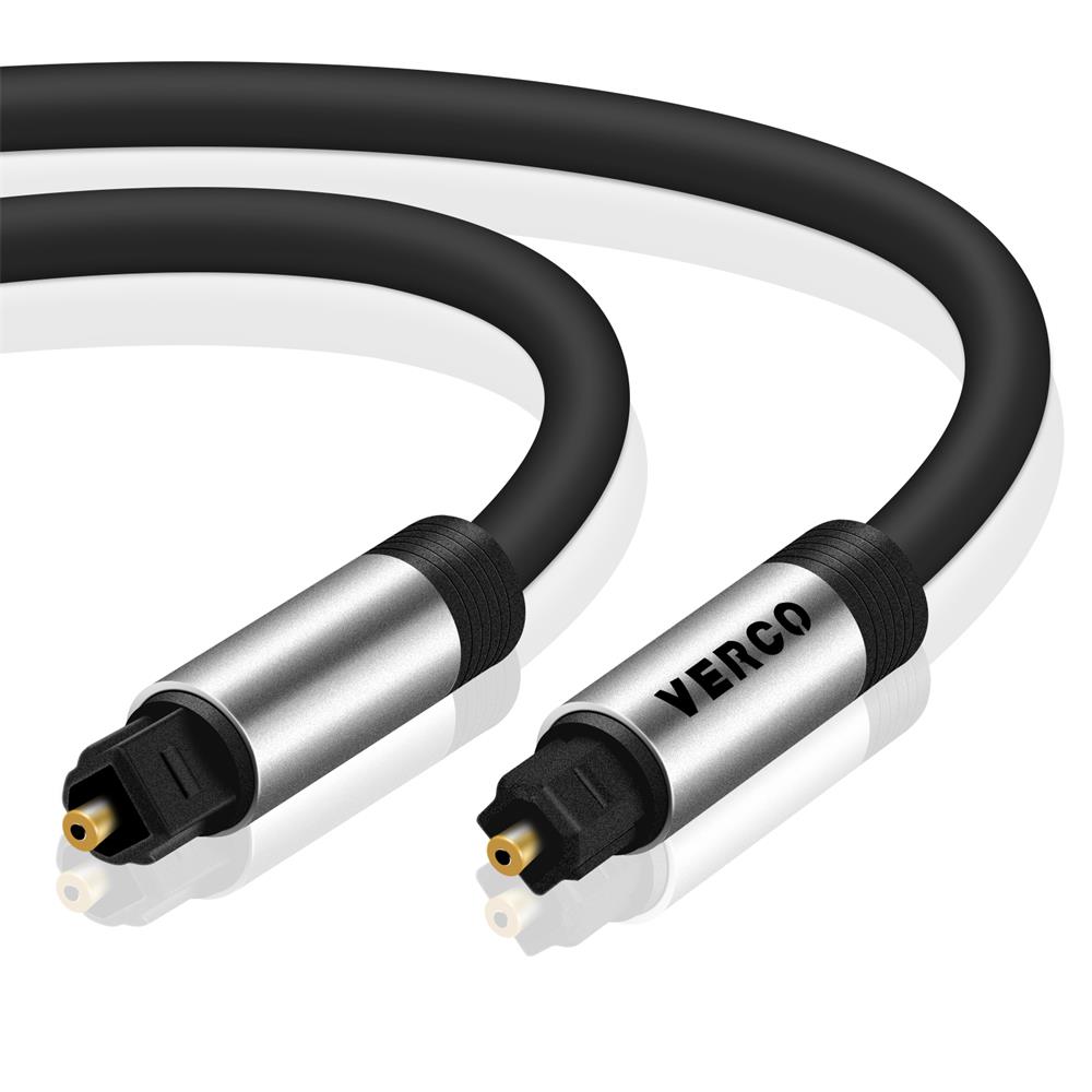 Toslink Kabel PVC - TLK-55W - 7.5M in Schwarz