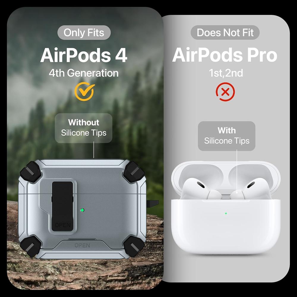 AirPods Defender für AirPods 4 in Grau