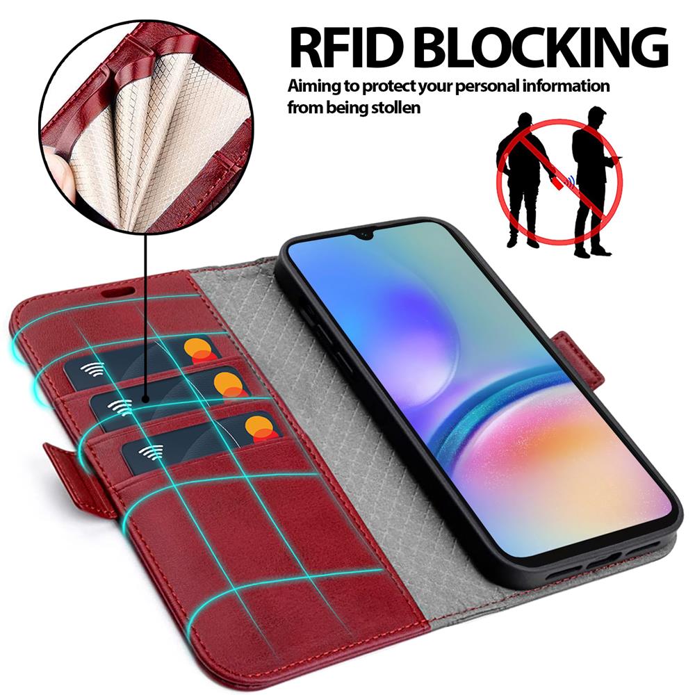 Nathy Wallet für Samsung Galaxy A16 5G in Rot