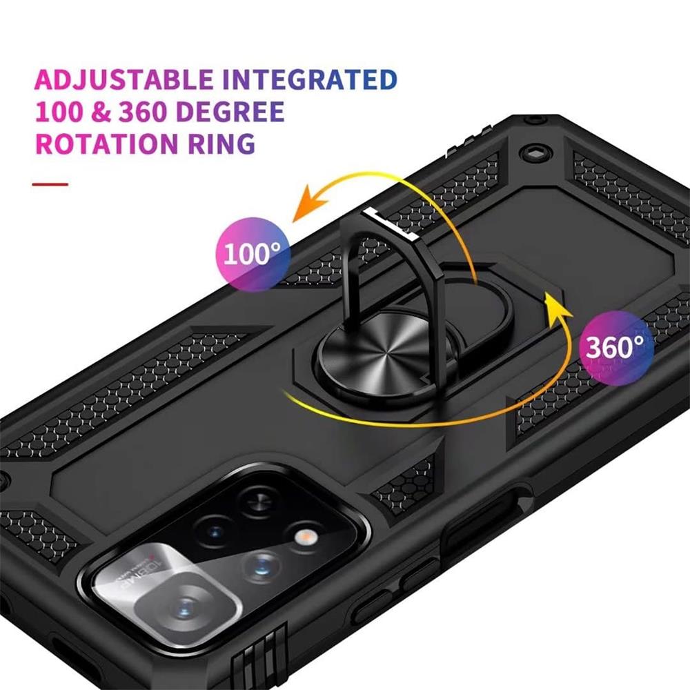 Army Case für Xiaomi Redmi Note 11 Pro Plus 5G in Schwarz