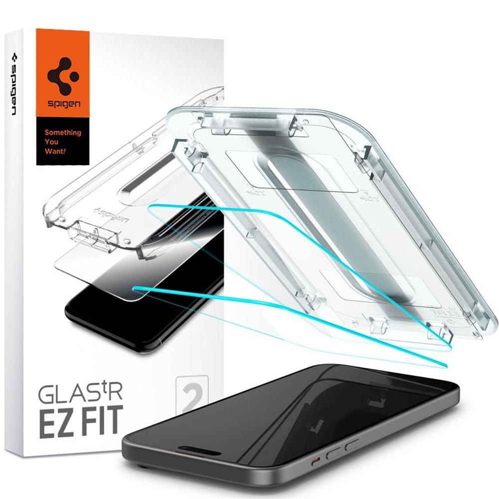 Spigen Glas 2in1 für Apple iPhone 15 Pro Max