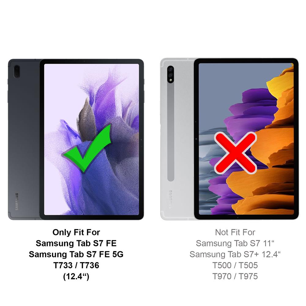 Basic TPU für Samsung Galaxy Tab S7 FE T733 in Schwarz