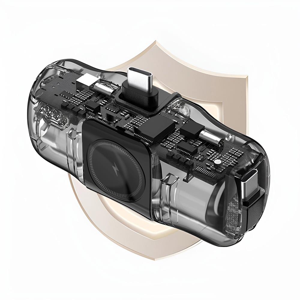 Power Bank - Wozinsky - Apple Watch WF16-YC - 5000 in Schwarz