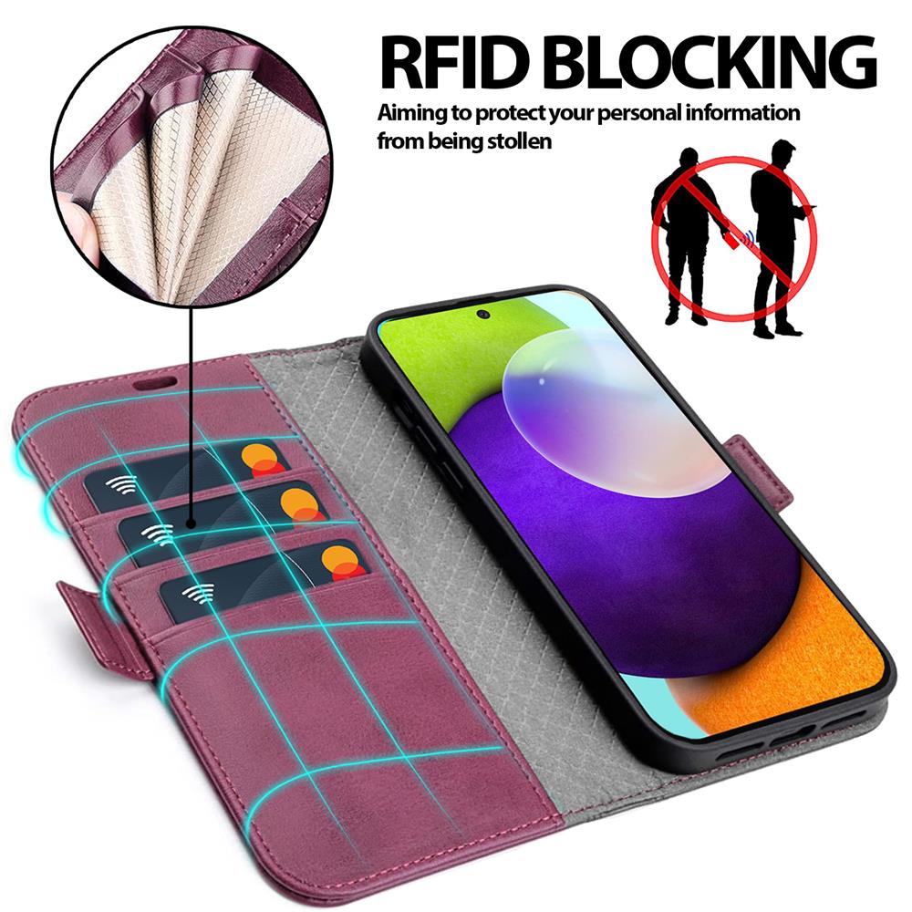 Nathy Wallet für Samsung Galaxy A52 4G/5G in Lila