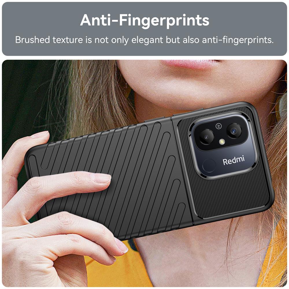 Thunder Case für Xiaomi Redmi 12C in Schwarz