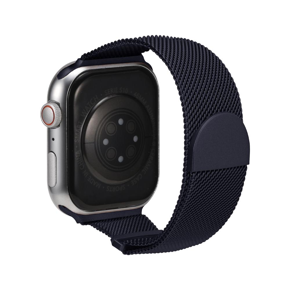 Milanese Edelstahlarmband Apple Watch 1-11/SE1-3/Ultra1-3 - 42/44/45/49mm in Mitternachtsblau - Universal