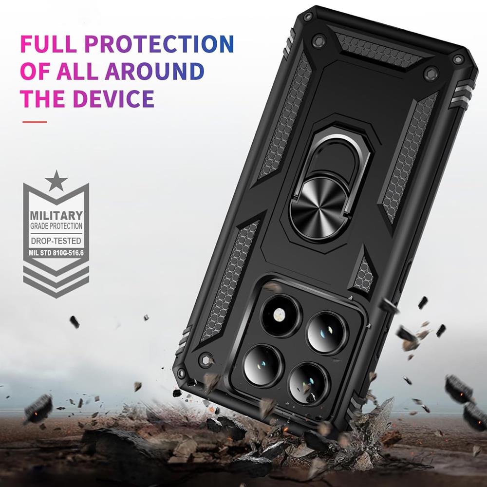Army Case für Xiaomi 14T Pro in Schwarz