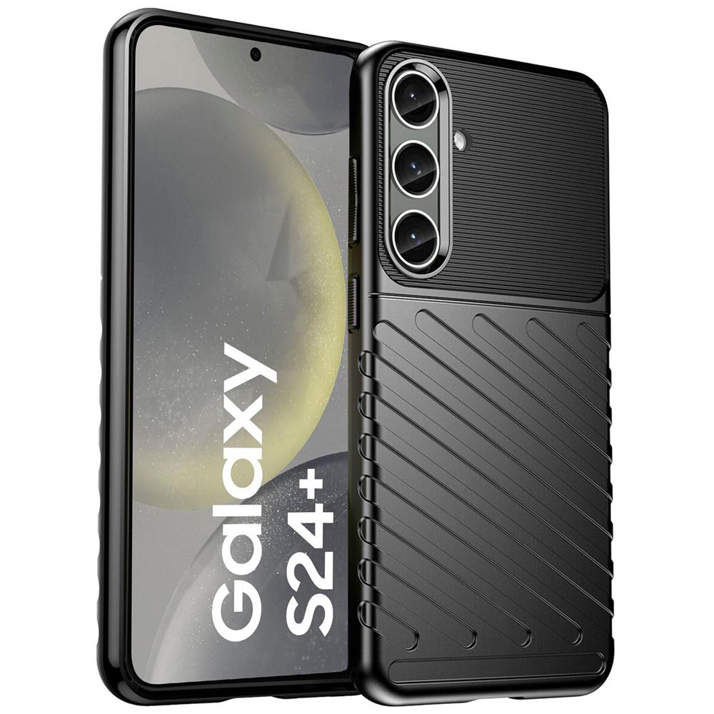 Thunder Case für Samsung Galaxy S24 Plus in Schwarz