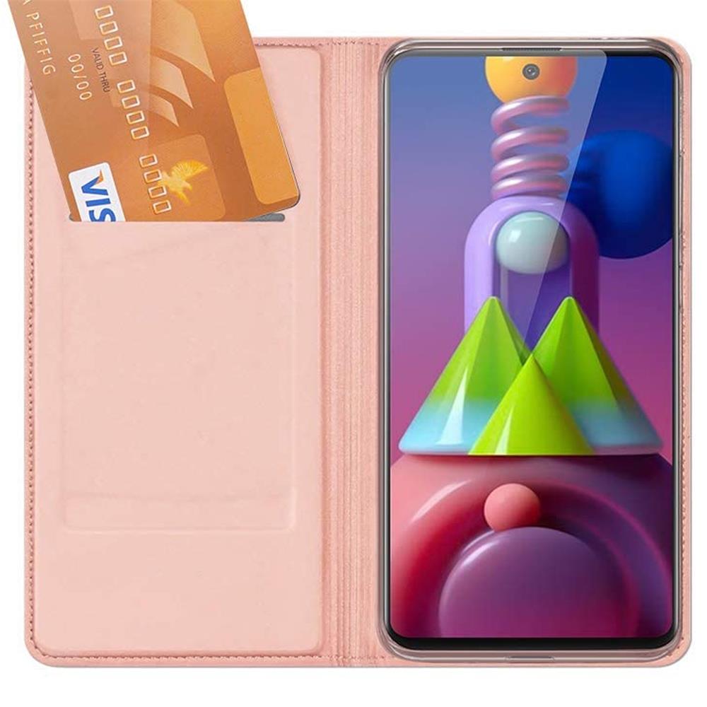 Electroplated Flip für Samsung Galaxy M51 in Rosegold