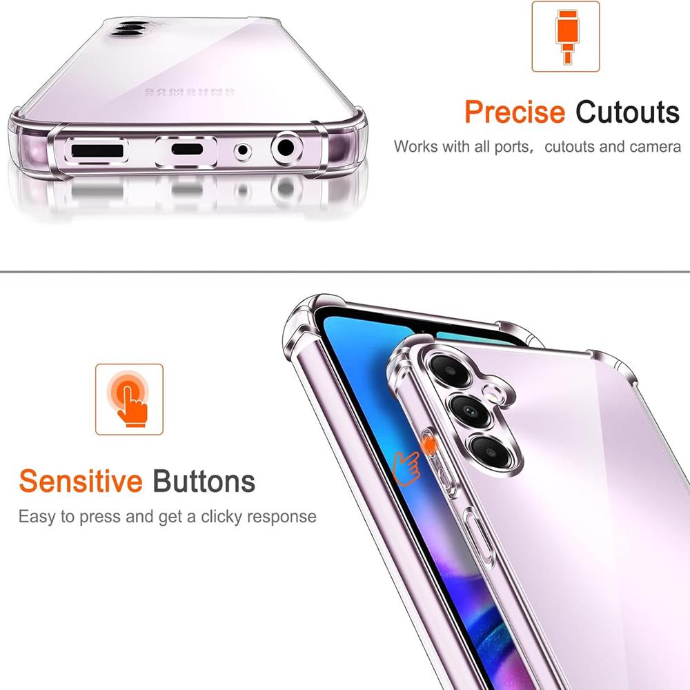 Rugged TPU für Samsung Galaxy A05s in Transparent