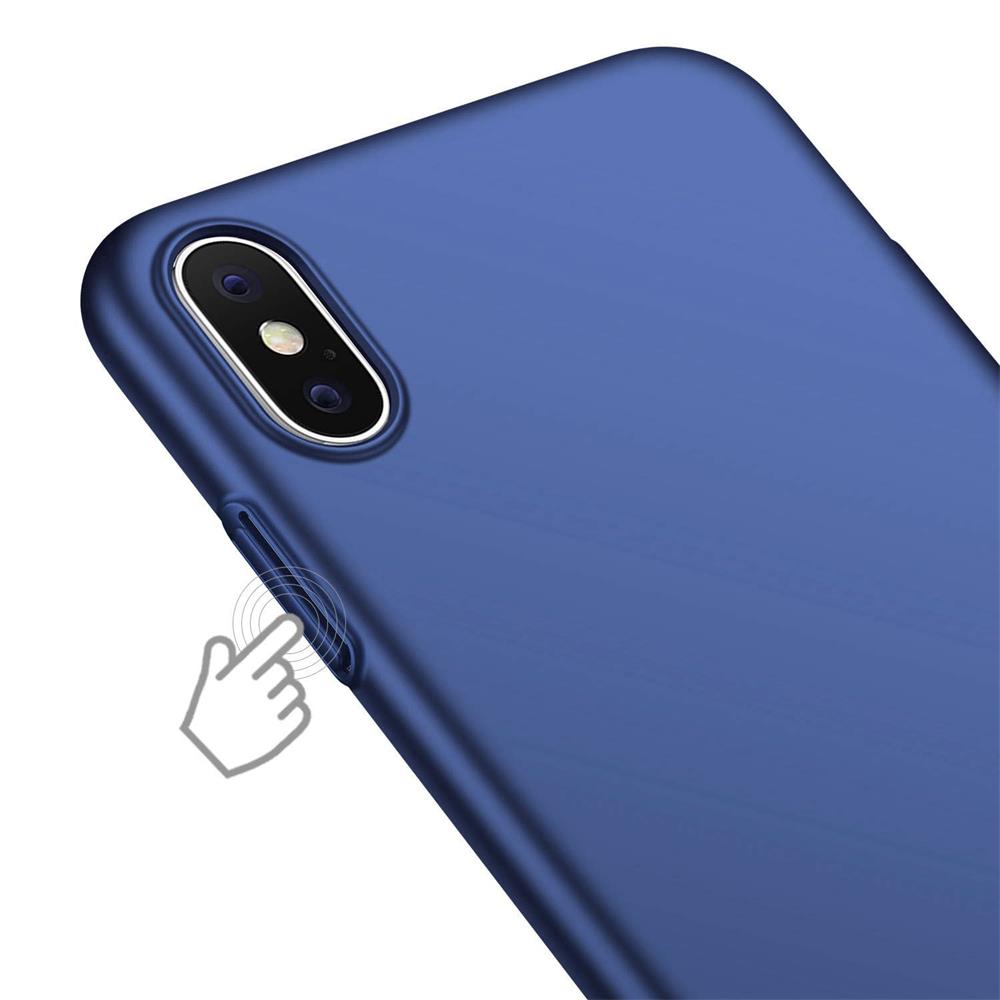 Classic Plain für Apple iPhone XS Max in Blau