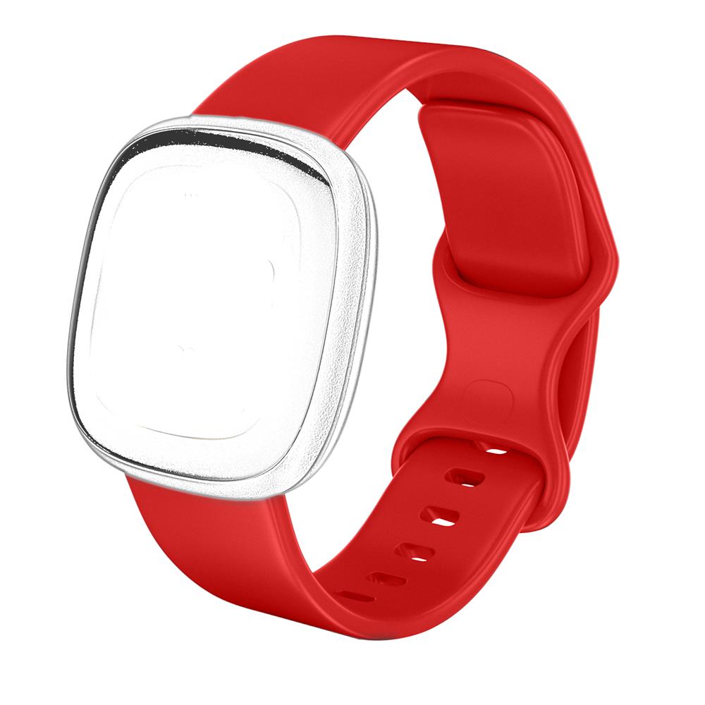Fitnessarmband TPU für Fitbit Versa 3/4 - Gr.S in Rot