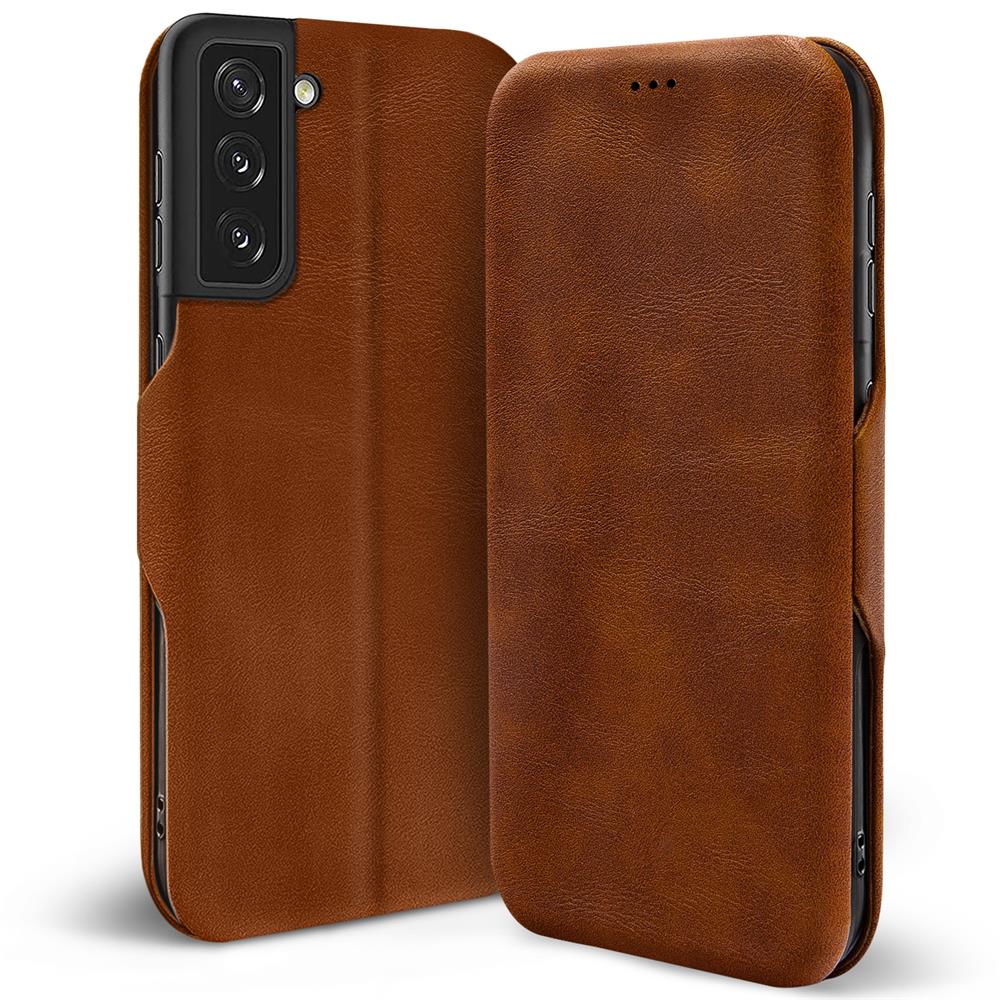 Shell Flip für Samsung Galaxy S22 Plus in Braun