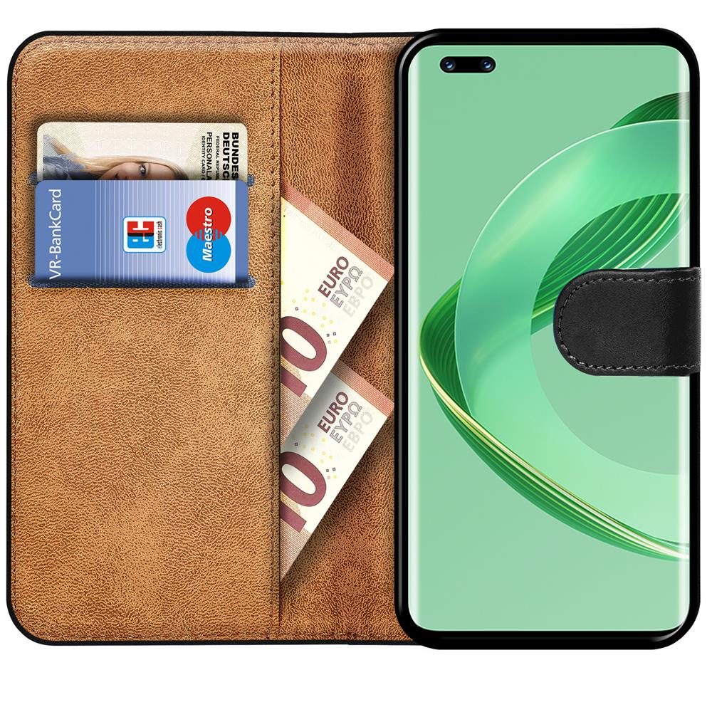 Basic Wallet für Huawei Nova 11 Pro in Schwarz