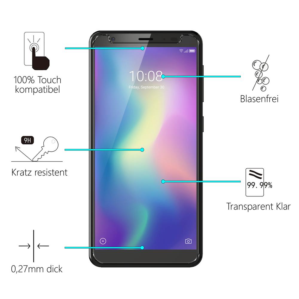 Glas 2in1 für ZTE Blade A5 2019