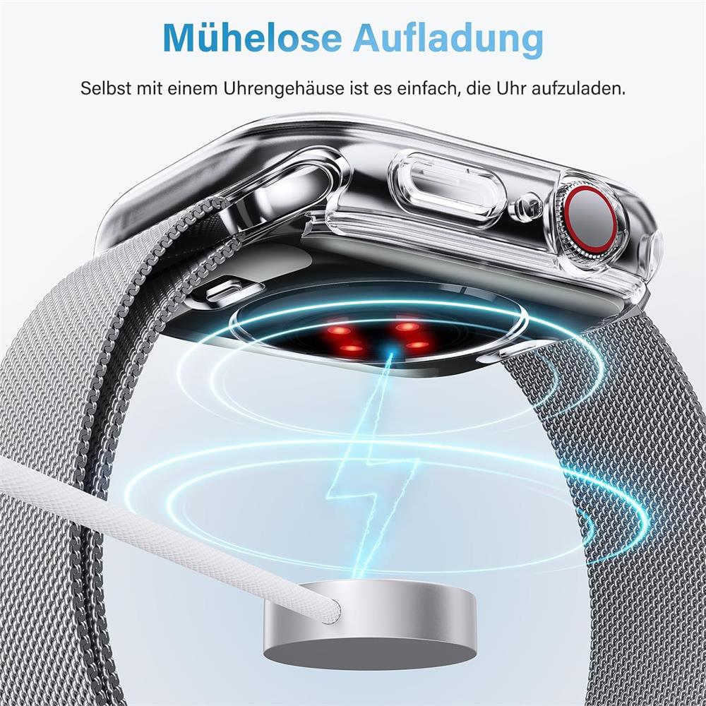 Silikon Hülle Full TPU für Apple Watch 7 - 9 - 45mm