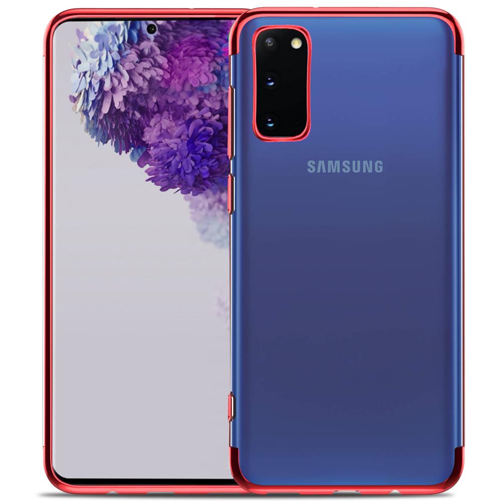 Zero Edge Color für Samsung Galaxy S20 Plus in Rot