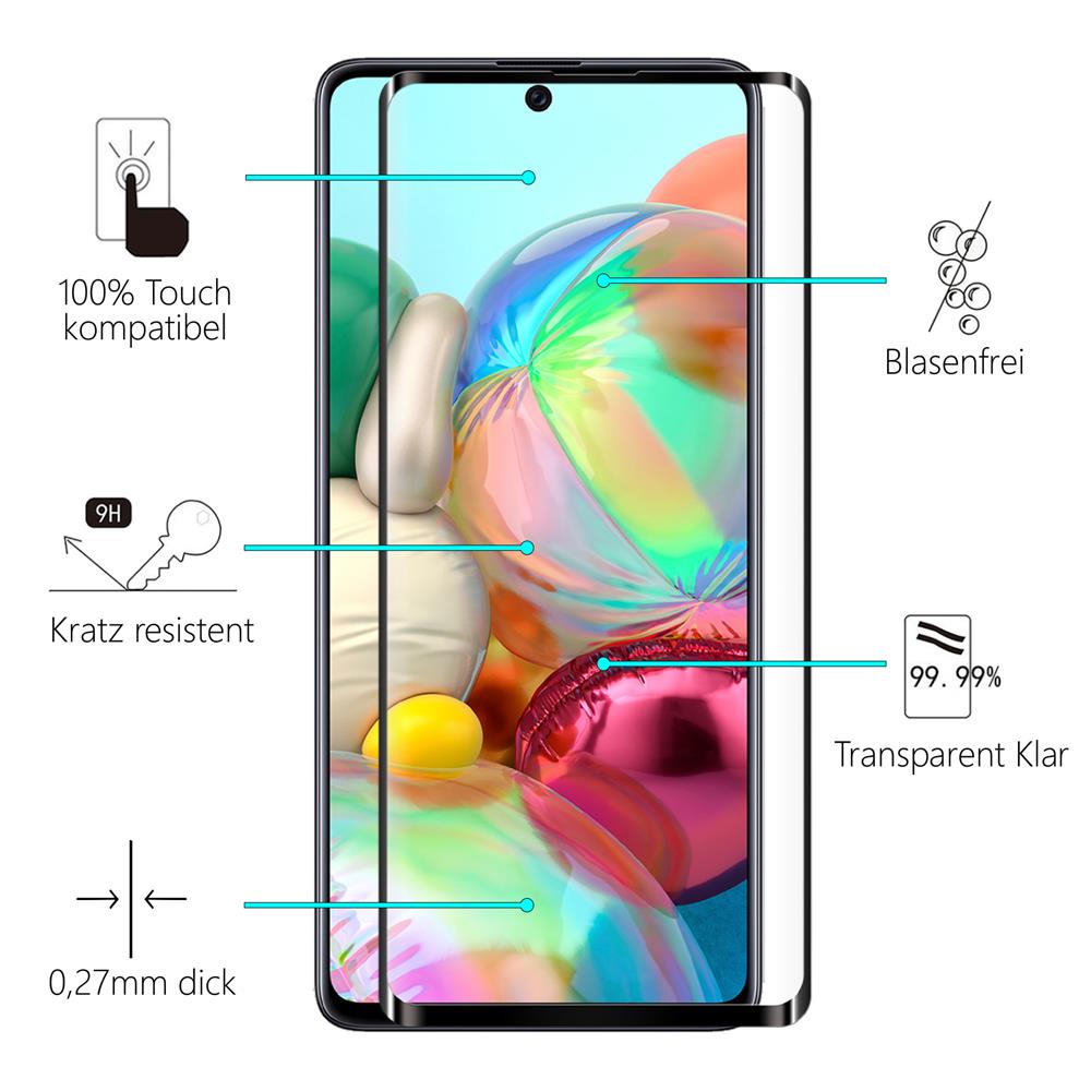 Fullscreen Glas für Samsung Galaxy A72