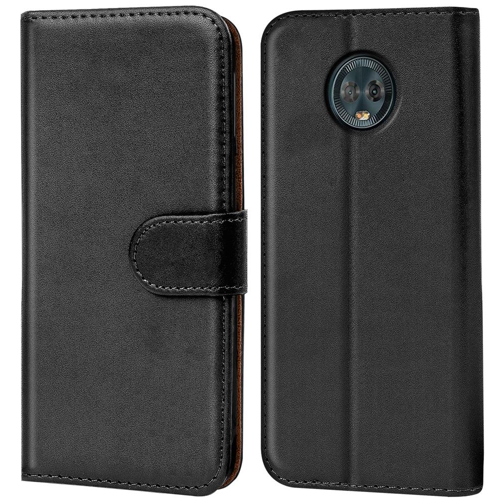 Basic Wallet für Motorola Moto G6 Plus in Schwarz
