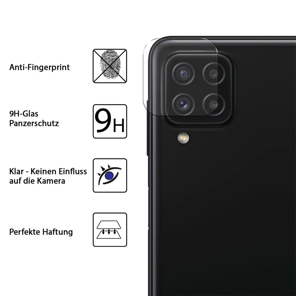 4in1 Glas Set für Samsung Galaxy A22 4G / M22
