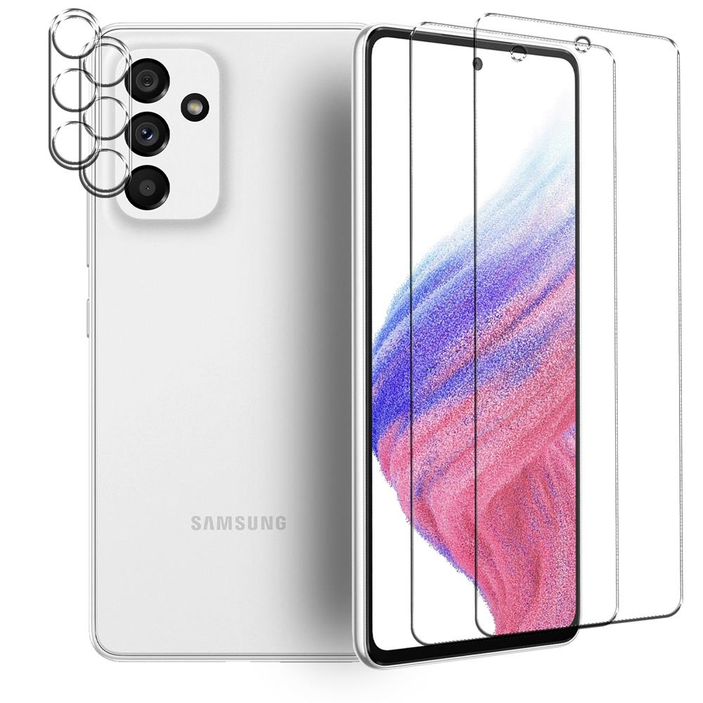 4in1 Glas Set für Samsung Galaxy A25 5G