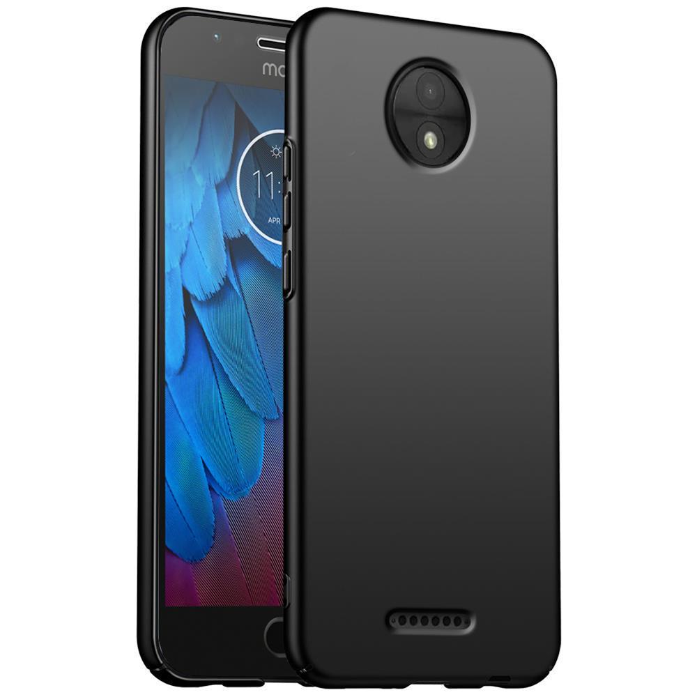 Classic Plain für Motorola/Lenovo Moto C Plus in Schwarz