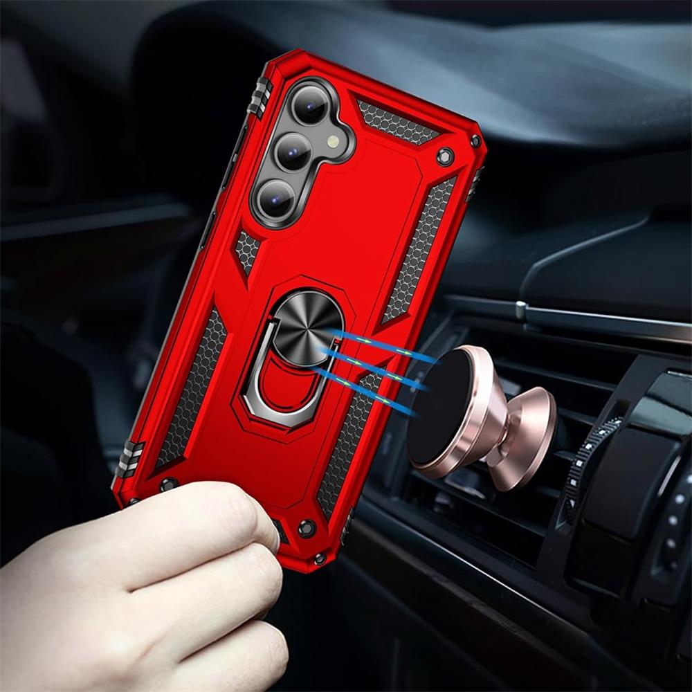 Army Case für Samsung Galaxy S24 Plus in Rot
