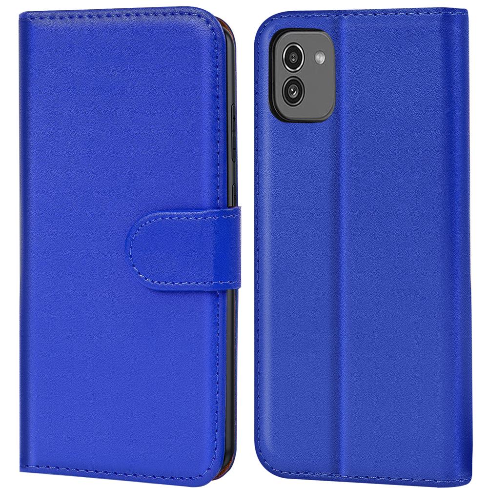 Basic Wallet für Samsung Galaxy A03 in Blau
