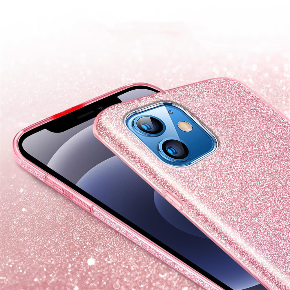 Shiny TPU für Apple iPhone 12 Mini in Rosegold