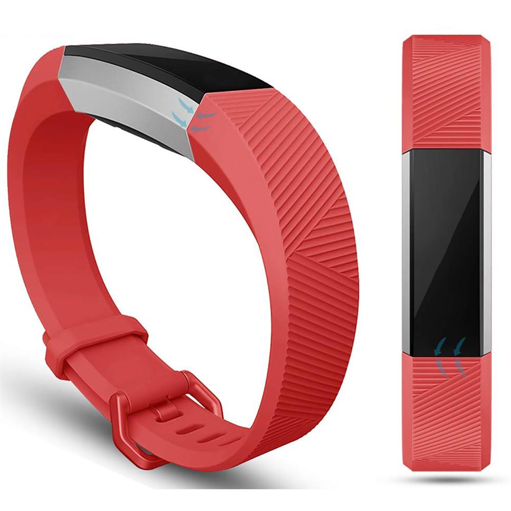 Fitnessarmband TPU für Fitbit Alta / HR - Größe S in Rot