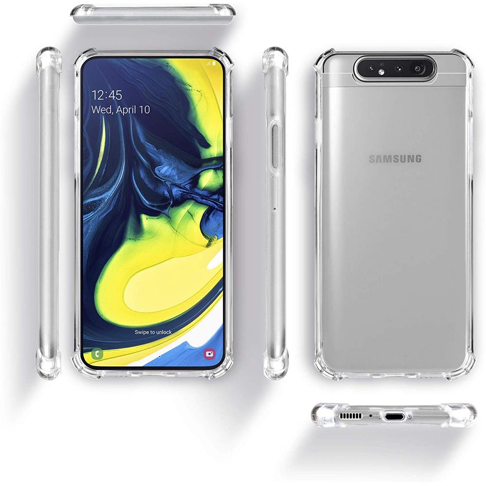 Rugged TPU für Samsung Galaxy A80 in Transparent