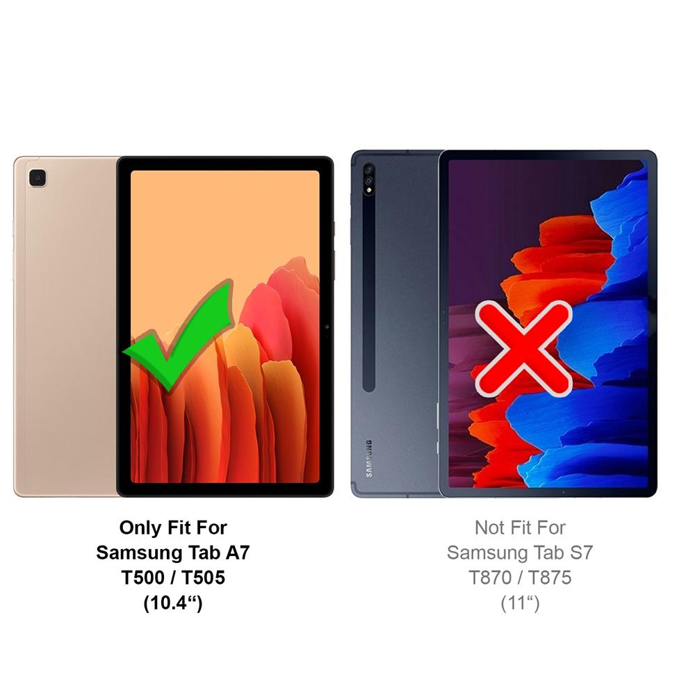 Outdoor Tab für Samsung Galaxy Tab A7 10.4 T500 in Schwarz