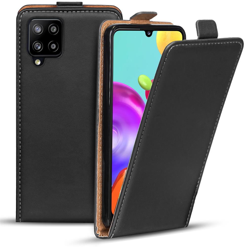 Basic Flip für Samsung Galaxy A42 5G in Schwarz