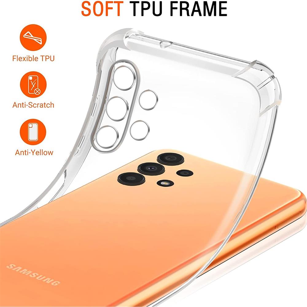 Rugged TPU für Samsung Galaxy A13 4G in Transparent