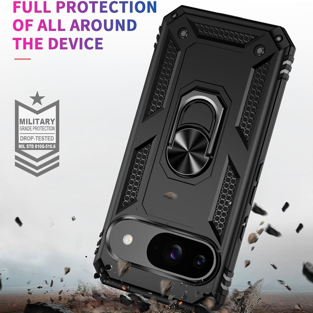 Army Case für Google Pixel 9 in Schwarz