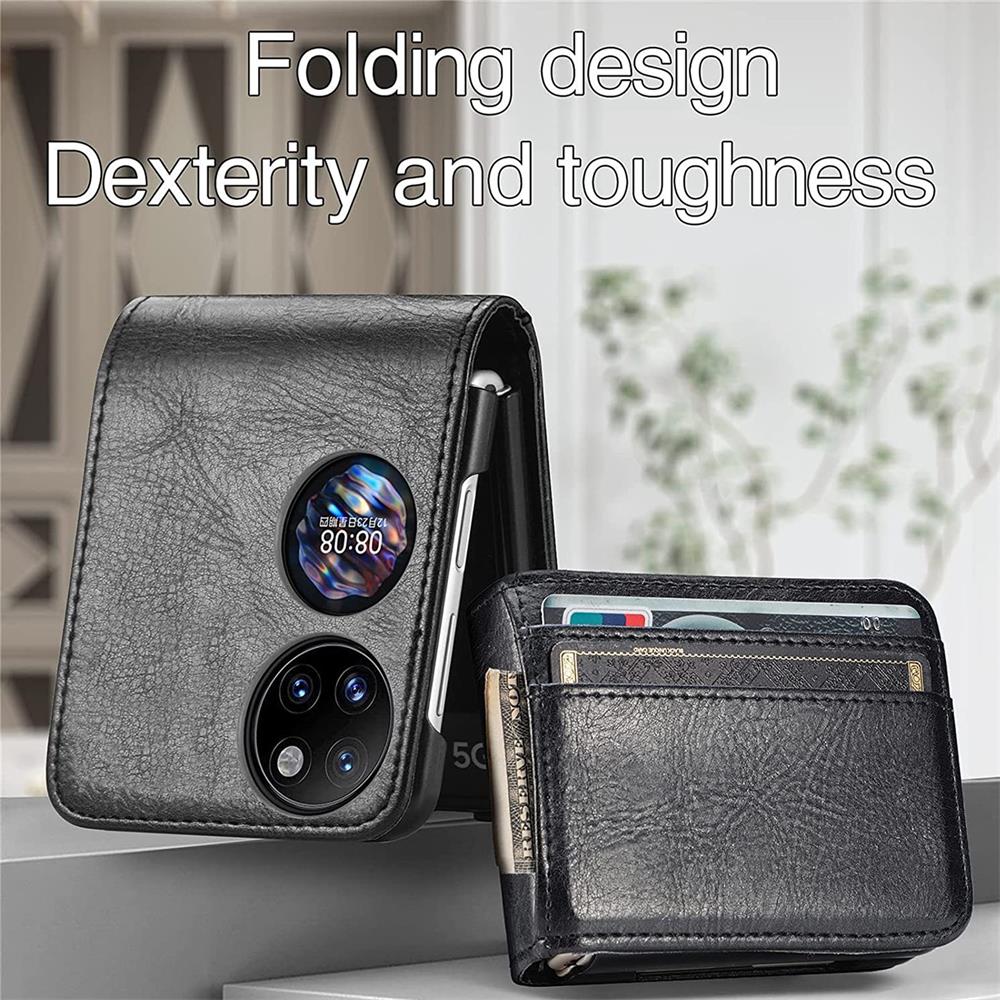 Basic Flip für Huawei P50 Pocket in Schwarz