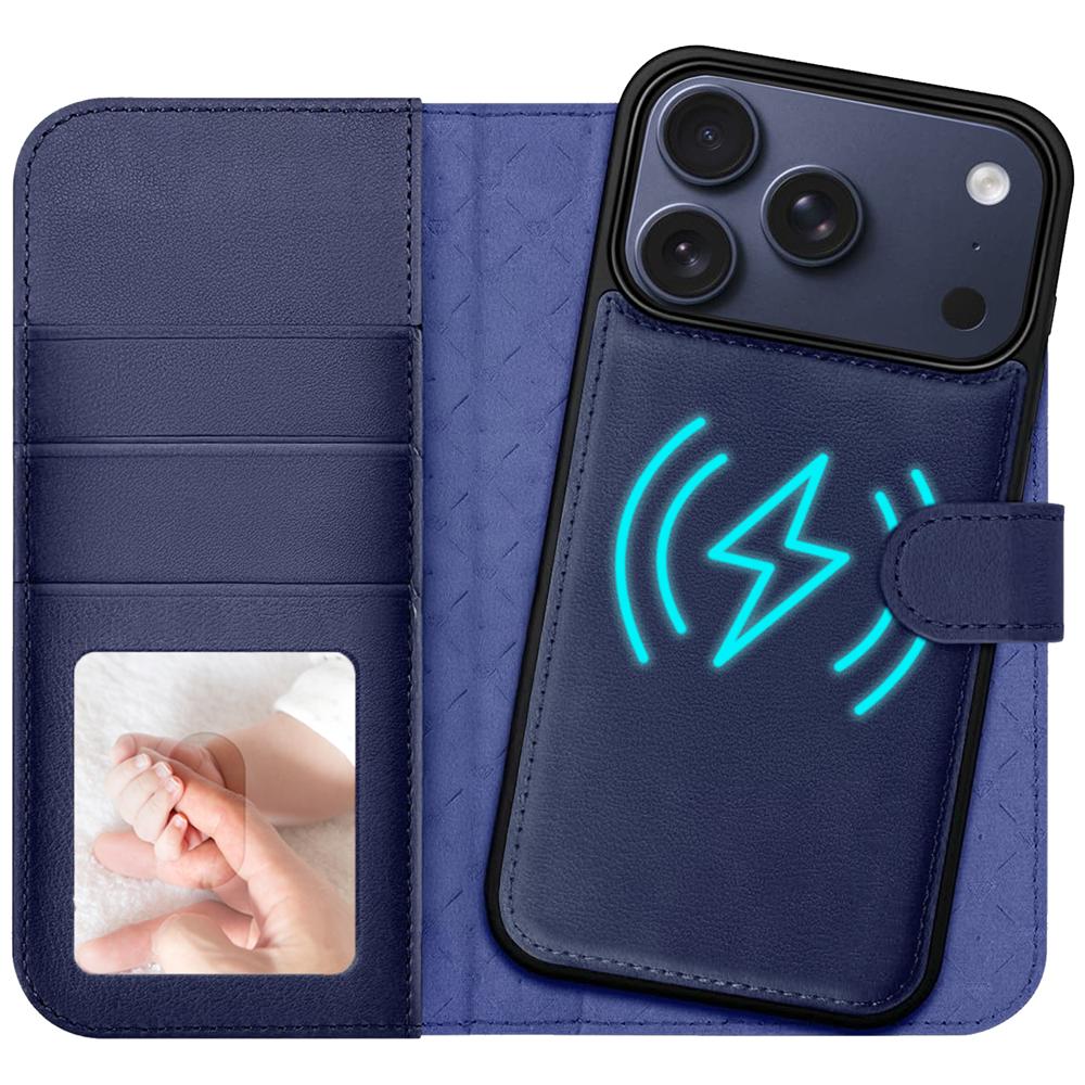 Magnetic Wallet für Apple iPhone 17 Pro Max in Blau