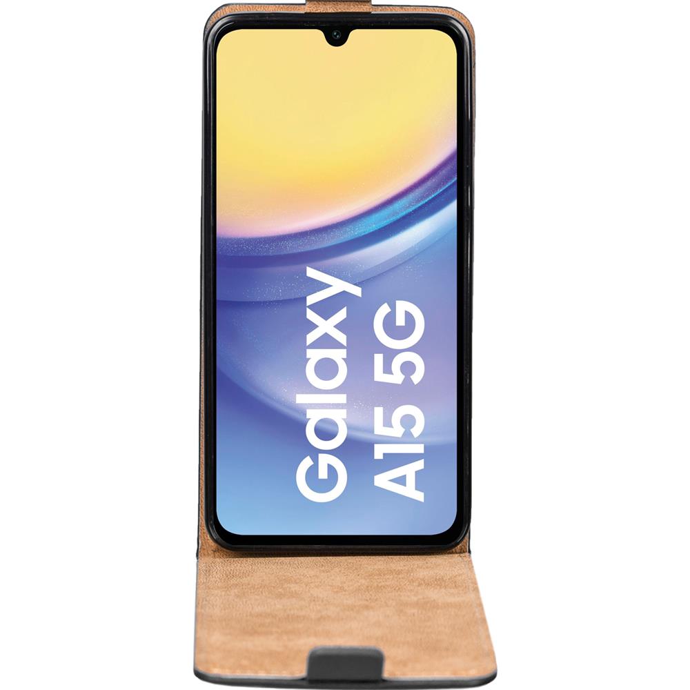 Basic Flip für Samsung Galaxy A15 4G/5G in Schwarz