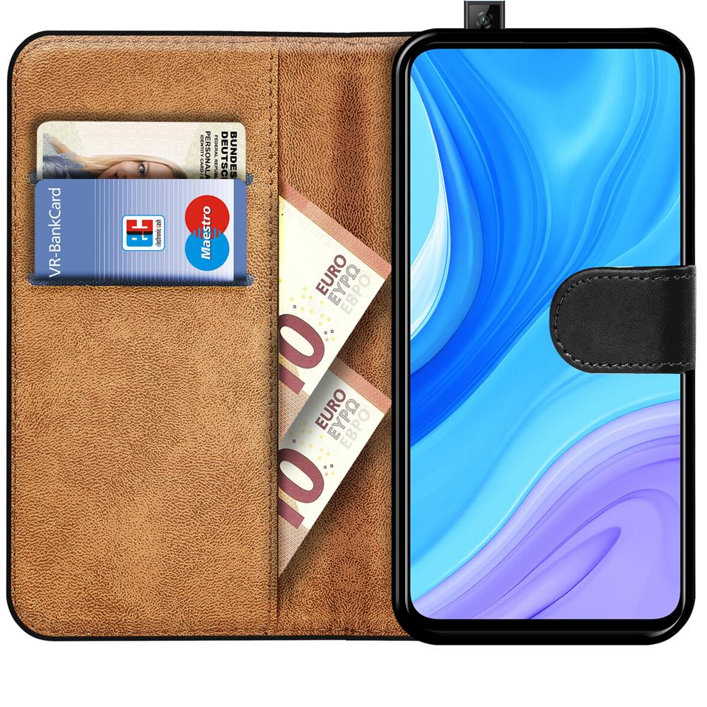 Basic Wallet für Huawei P Smart Pro in Schwarz