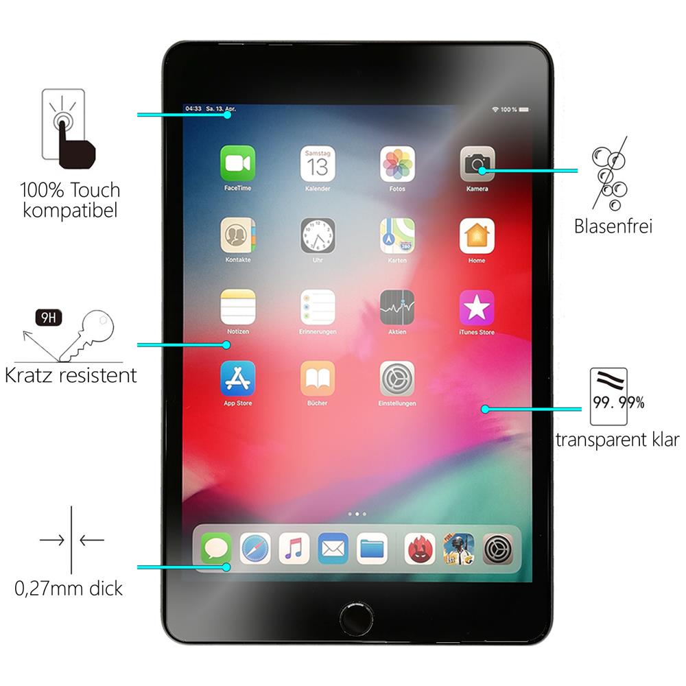 Glasfolie für Apple iPad Mini 5 (2019)